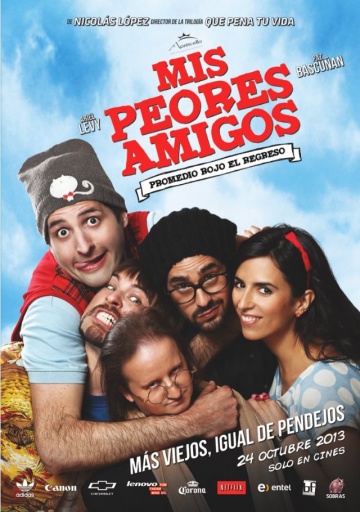 Mis peores amigos: Promedio rojo el regreso | 2013